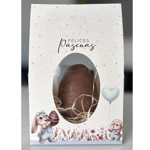 CAJA CANASTITA 6 X 9 X 14 CM PASCUA CONEJO