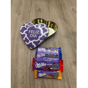 CHOCOLATES EN LATA MILKA CORAZON