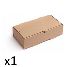 CAJA CORRUGADO HAMBURGUESA 25 X 13 X 6 CM X1