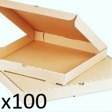 CAJA PIZZA CORRUGADO X 100