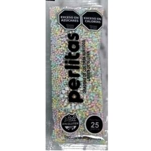 PERLAS COMESTIBLES X 25GR MINI SIN TACC MIX PASTEL