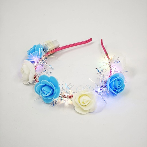 VINCHA CON LUZ ROSAS ARGENTINA