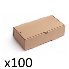 CAJA CORRUGADO HAMBURGUESA 25 X 13 X 6 CM X100