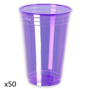 VASO 360CC NEON VIOLETA X50