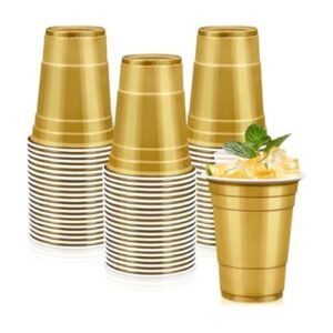 VASO DESCARTABLE AMERICANO 500CC X1 DORADO
