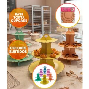 BANDEJA CUPCAKE 3 PISOS