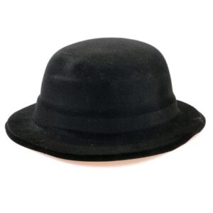 GORRO BOMBIN PLASTICO NEGRO FLOCK