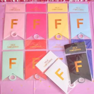 BANDERIN FELIZ CUMPLE LISO