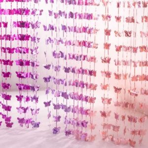 CORTINA METALIZADA 2X1 MT MARIPOSA