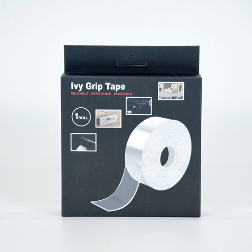 CINTA ADHESIVA DOBLE FAZ SILICONADA 2,5CM X 10M