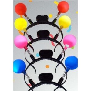 VINCHA CON LUZ PELOTAS LUZ BLANCA