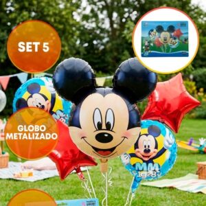 SET 5 GLOBOS MICKEY