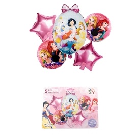 SET 5 GLOBOS PRINCESAS