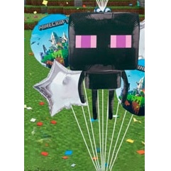 SET 5 GLOBOS MINECRAFT ENDERMAN