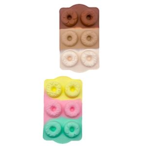 MOLDE SILICONA DONAS DECORADAS X6