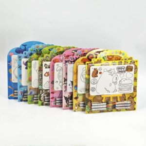 PIZARRA MINI PARA COLOREAR CON 6 CRAYONES