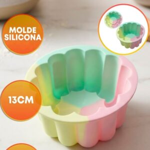 MOLDE SILICONA CHARLOTTE 13CM X 6CM ALTO