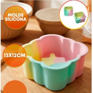 MOLDE SILICONA CHARLOTTE CUADRADO 13CM X 6CM ALTO