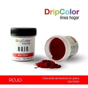 COLORANTE EN POLVO HOGAR DRIPCOLOR ROJO