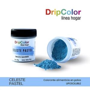 COLORANTE EN POLVO HOGAR DRIPCOLOR CELESTE PASTEL