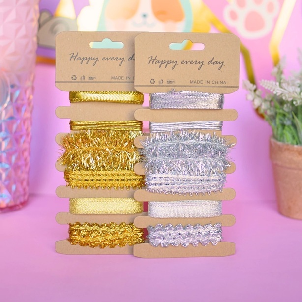 SET HILOS X6 ORO / PLATA