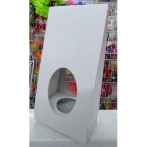 CAJA BOLSITA HUEVO CON VISOR 10X7X20CM
