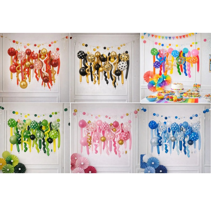 GUIRNALDA DE GLOBOS 35 PIEZAS