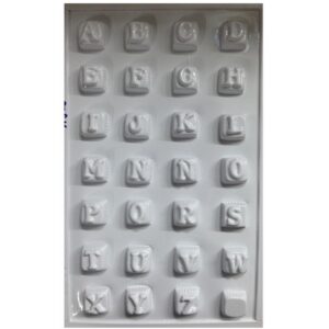 PLACA BOMBON ABECEDARIO LETRAS