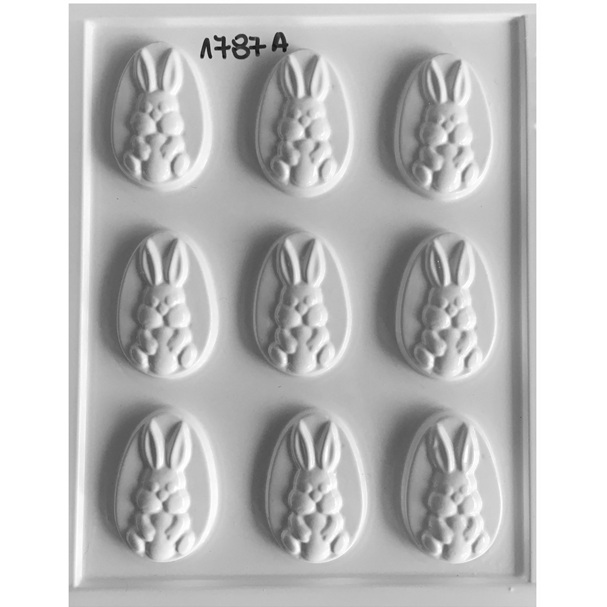 PLACA HUEVITOS CON CONEJO X9