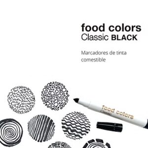MARCADOR COMESTIBLE NEGRO X1