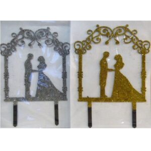 ADORNO PINCHE PLASTICO NOVIOS PERGOLA