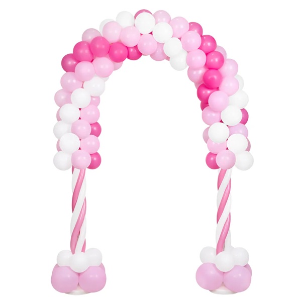 SET ARCO DE GLOBOS ROSA / AZUL