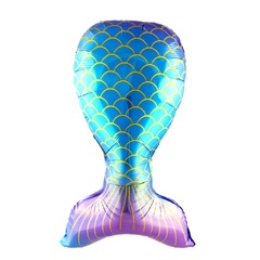 GLOBO FOIL SILUETA 85CM COLA SIRENA