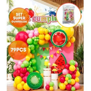 SET DE GLOBOS GRANDE FRUTAS