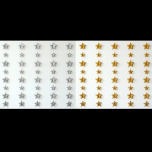 ADORNO ESTRELLAS IRIDISCENTES