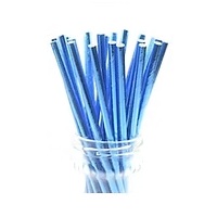 SORBETE POLIPAPEL METALIZADO X25 AZUL