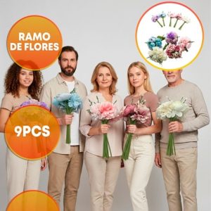 RAMO DE FLORES X9 SURTIDAS