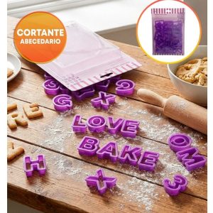 CORTANTE PLASTICO ABECEDARIO 5CM