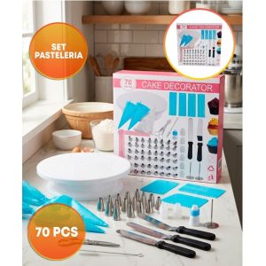 SET REPOSTERO CON PLATO GIRATORIO 70 PCS