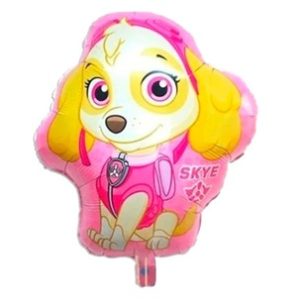 GLOBO FOIL SILUETA 65CM PAW PATROL SKYE