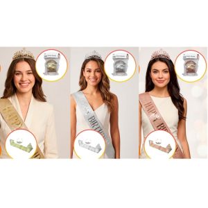 SET BANDA GIBREADA Y TIARA HAPPY BIRTHDAY