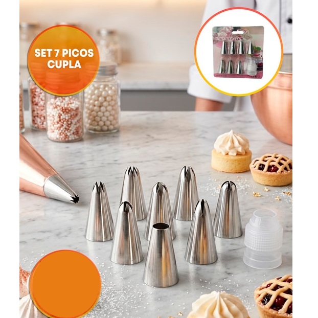 SET REPOSTERO PICOS X7 Y CUPLA