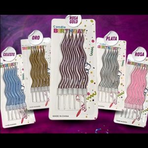 VELA ZIG ZAG 15CM X6