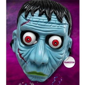 CARETA RIGIDA FRANKENSTEIN OJOS SALTONES