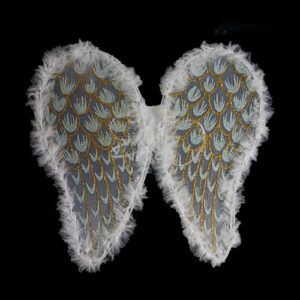 ALAS ANGEL BLANCA CON PLUMAS