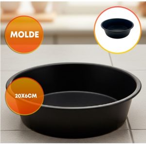 MOLDE TEFLON REDONDO 20CM DESMONTABLE