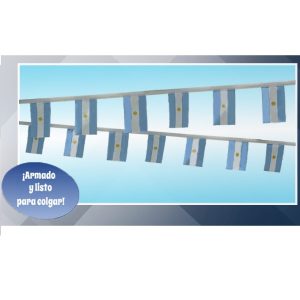 BANDERIN PLASTICO BANDERAS ARGENTINA 2MTS