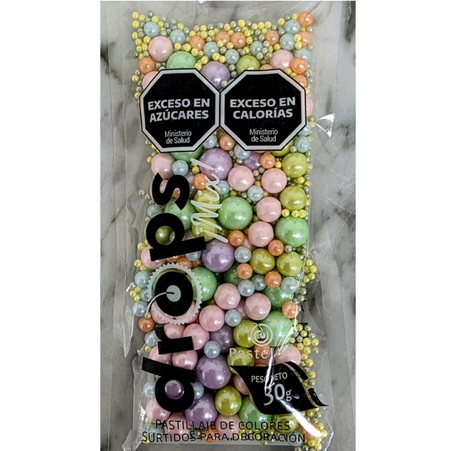 PERLAS COMESTIBLES X 30GR MIX 8 COLORES