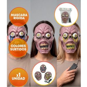 CARETA RIGIDA LED HILO ZOMBIE