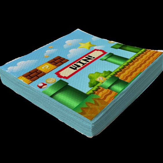 SERVILLETA PREMIUM X 20 MARIO BROS